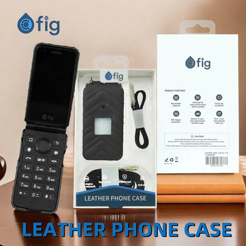 Fig Flip II Leather Case