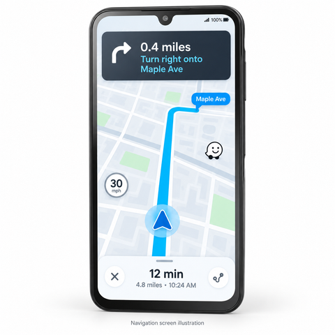 מכשיר Waze בלבד